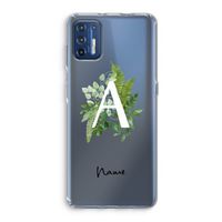 Green Brush: Motorola Moto G9 Plus Transparant Hoesje