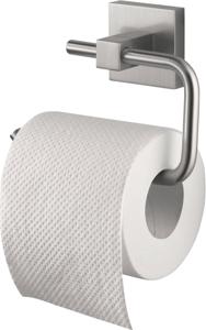 Haceka Mezzo toiletrolhouder zonder klep 14,2x5x10,7cm RVS-look