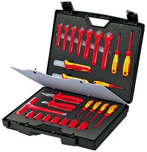 Knipex 98 99 12 opbergdoos voor hulpmiddelen Zwart, Rood, Geel Kunststof