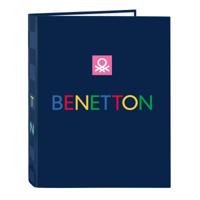 Ringmap Benetton Damero Marineblauw A4 26.5 x 33 x 4 cm