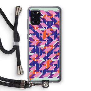 Skew Blush 3: Samsung Galaxy A31 Transparant Hoesje met koord