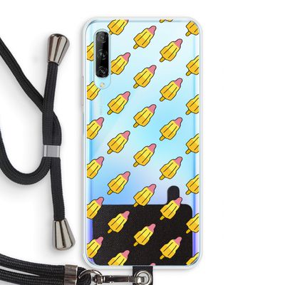 Waterijsjes: Huawei P Smart Pro Transparant Hoesje met koord