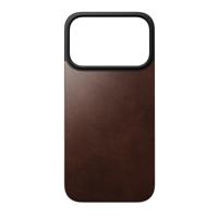 Nomad magnetische Horween lederen back iPhone 17 Pro - Rustic Brown