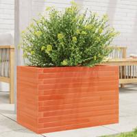 VidaXL Plantenbak 70x40x45,5 cm massief grenenhout wasbruin