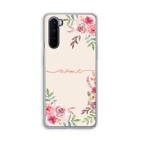 Rozen: OnePlus Nord Transparant Hoesje