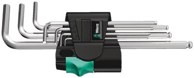 Wera 950 PKL/7 SM N Stifsleutelset, metrisch, verchroomd, 7-delig - 1 stuk(s) - 05022181001