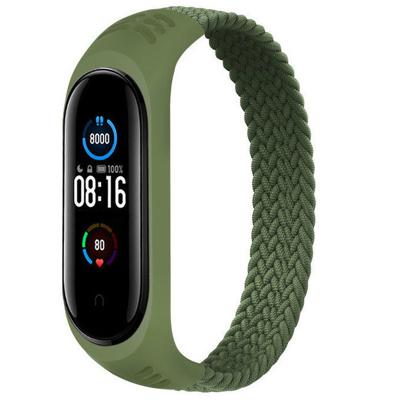 Xiaomi Mi 3/4/5/6 Nylon Gevlochten Solo Band - Groen Xiaomi Mi 3/4/5/6 Nylon Gevlochten Solo Band - Groen