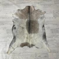 Geitenhuid bruin zwart wit 105x85cm