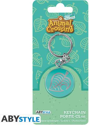 Animal Crossing Keychain - Leaf Logo