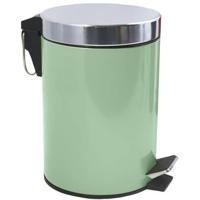 MSV badkamer|toilet pedaalemmer - groen - 3 liter - 17 x 25 cm