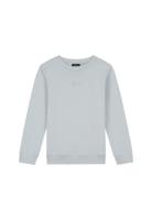 Malelions Junior Striped Signature Sweater Grijs-140 maat 140