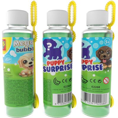 Mega bubbles met puppy surprise, 200 ml Bellenblaas