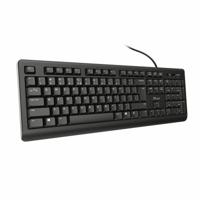 Toetsenbord Trust TK-150 Zwart Qwerty Spaans - thumbnail