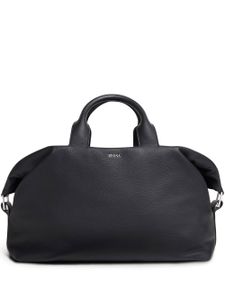 Zegna sac fourre-tout Raglan en cuir - Noir