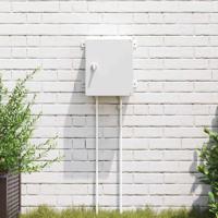 VidaXL Bedieningskast grijs 47 x 20 x 60 cm abs kunststof