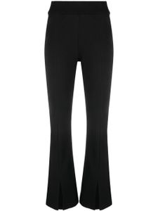 Thom Krom ankle-slit flared trousers - Noir