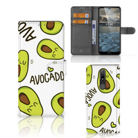 Nokia 2.4 Leuk Hoesje Avocado Singing - thumbnail