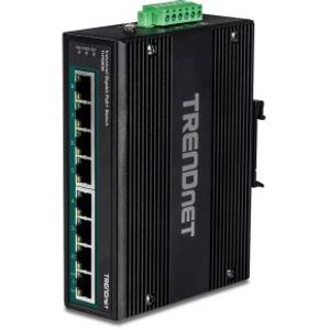Trendnet TI-PG80B netwerk-switch Gigabit Ethernet (10/100/1000) Power over Ethernet (PoE) Zwart