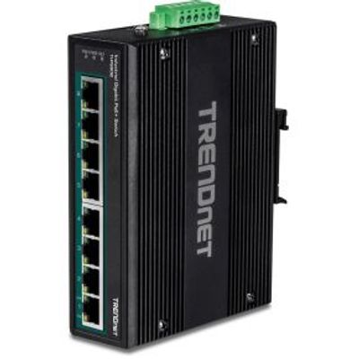 Trendnet TI-PG80B netwerk-switch Gigabit Ethernet (10/100/1000) Power over Ethernet (PoE) Zwart
