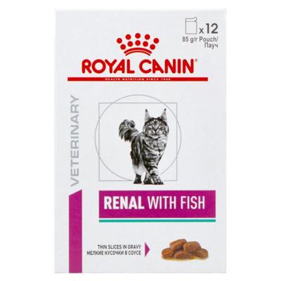 Royal Canin Cat Renal Fish Pouch Wet 12x85g