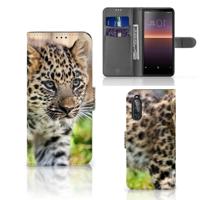 Sony Xperia 10 II | Telefoonhoesje | Met pasjeshouder | Baby Luipaard Sony Xperia 10 II | Telefoonhoesje | Met pasjeshouder | Baby Luipaard