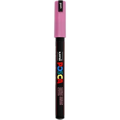 Uni-Posca Posca marker, afm pc-1mr, lijndikte 0,7 mm, extra-fijn, metallic pink, 1 stuk