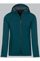 TRIGEMA Regular Fit Softshell jas groen, Effen