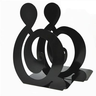 2 stuks boek bezel boek metalen boek staan bladwijzer notitieboek stand (zwarte Treble)