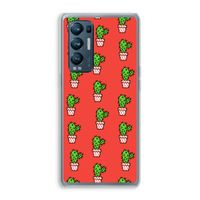Mini cactus: Oppo Find X3 Neo Transparant Hoesje