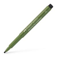 Faber Castell Kalligrafiepen Pitt - C 174 chroomgroen ondoorzichtig