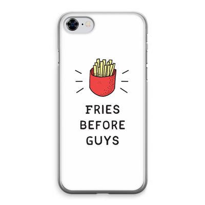 Fries before guys: iPhone 8 Transparant Hoesje