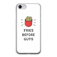 Fries before guys: iPhone 8 Transparant Hoesje