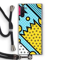 Pop Art #1: Samsung Galaxy Note 10 Transparant Hoesje met koord