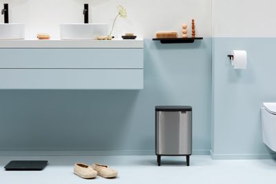 Brabantia Bo hi afvalemmer 12 liter met kunststof binnenemmer matt steel fingerprint proof