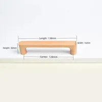 Houten Meubelknop - Beuken- of Walnoothout | Schattig Design | Inclusief Schroeven
