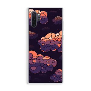 Patroon Wolken: Samsung Galaxy Note 10 Plus Transparant Hoesje
