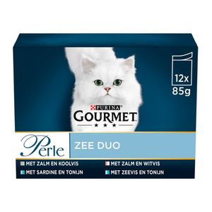 Gourmet Perle Duo Mini Filets - Zee - 12 x 85 g