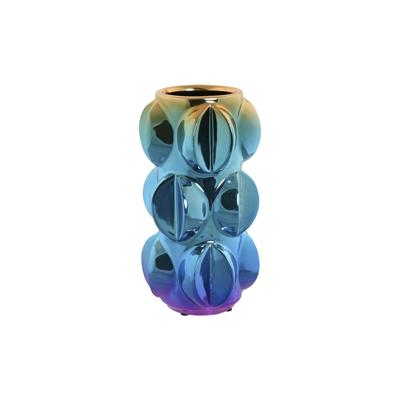 Vaas Home ESPRIT Multicolour Keramiek Modern 12 x 12 x 24 cm (2 Stuks)
