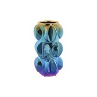 Vaas Home ESPRIT Multicolour Keramiek Modern 12 x 12 x 24 cm (2 Stuks)