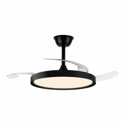 Plafondventilator CristalRecord Zwart (3000 K) (4000 K)
