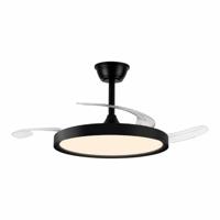 Plafondventilator CristalRecord Zwart (3000 K) (4000 K)