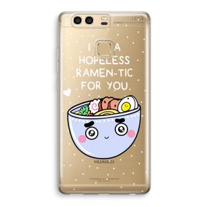 I'm A Hopeless Ramen-Tic For You: Huawei P9 Transparant Hoesje