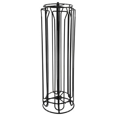 Zwarte koffiecup display/houder draaibaar 60 cups