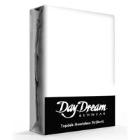 Day Dream Topper Hoeslakens Katoen Wit-200 x 220 cm - thumbnail