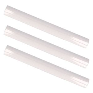 Set van 3x stuks rollen Transparant kaftfolie zelfklevend 500 x 45 cm -Boeken kaften