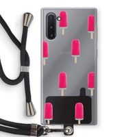 Waterijsje: Samsung Galaxy Note 10 Transparant Hoesje met koord