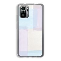 Square pastel: Xiaomi Redmi Note 10S Transparant Hoesje