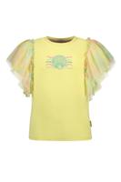 B.Nosy zomer top meisjes - geel - mesh mouwen - Tora