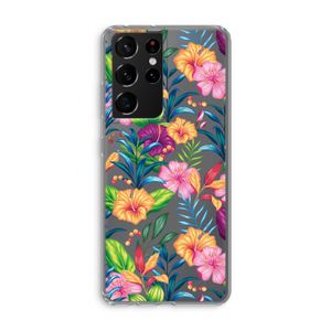 Tropisch 2: Samsung Galaxy S21 Ultra Transparant Hoesje