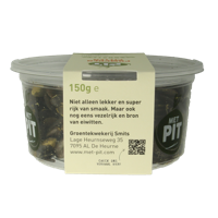 Met PIT Pompoenpitten geroosterd 150 Gram